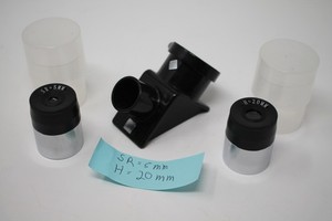 Telescope Accessory Kit  Eyepieces 90 Diagonal With SR=5MM & H=20MM lens