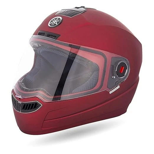 Yamaha YR7 Full Face Helmet (Matte Red, Size XL,M,L - Image 3 of 4