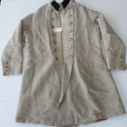 Civil War Reenacting Officer Frock Coat Jean Wool Size 50 Brown