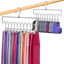 Legging Organizer for Closet Organizers and Storage 2 Pack Metal Hat Holder