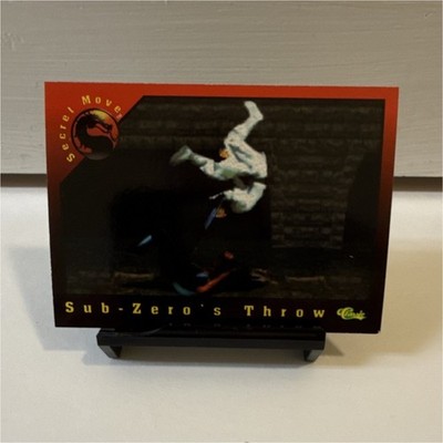 1994 Mortal Kombat Sub-Zero #83 Sub-Zero's Throw Secret Move Card