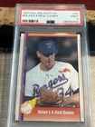 1991 Pacific Texas Express Nolan Ryan #92 Bloody Jersey & Lip PSA 9