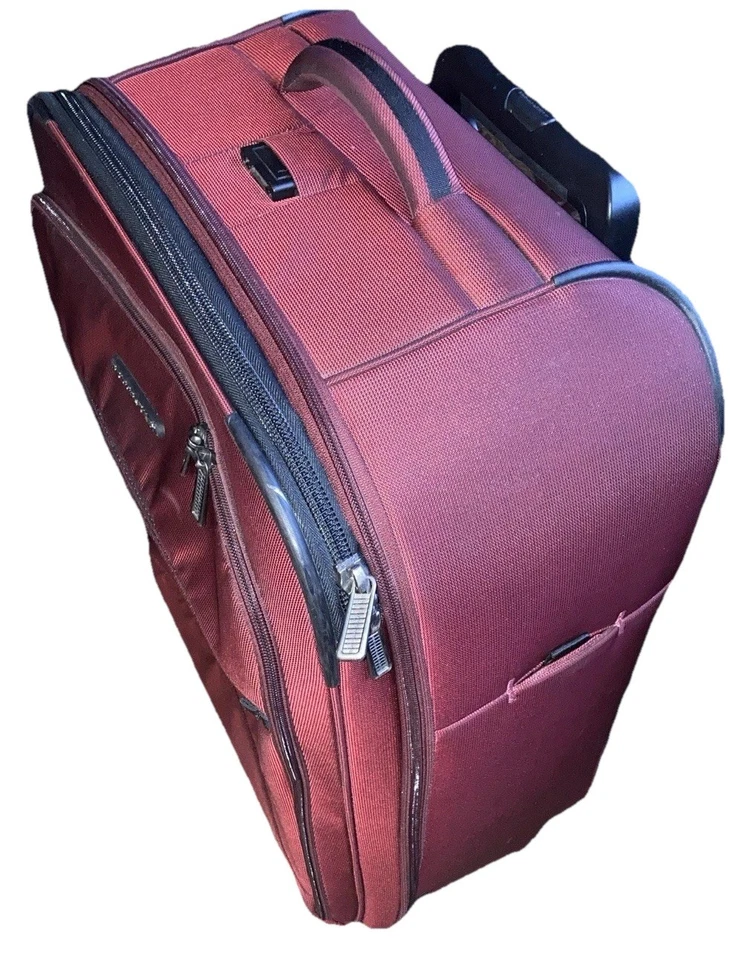 Briggs & Riley Travelware Luggage 26" Expandable Wheeled Upright  TU224X-12 Red - Image 4 of 4