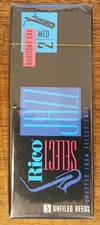 Rico Select Jazz Reeds, non archiviato, per sax baritono. Scatola da 5, vari punti di forza