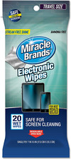 MiracleWipes Electronics Cleaning Screen Wipes 20 Count