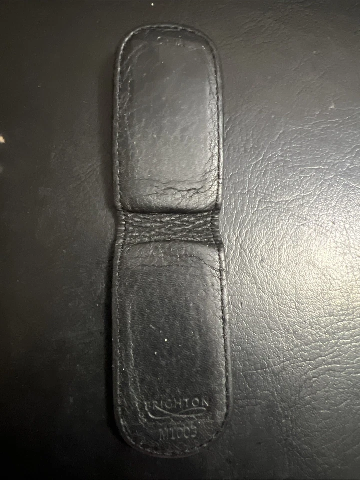 Clip para dinero de golf de cuero vintage moneda de plata imán fuerte Foto 4 de 4