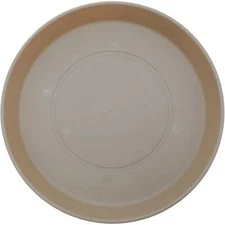 The HC Companies Round Prima Flower Pot Saucer, Sandstone, 7"