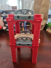Stacking Risers Thomas  Friends Train Tank Wooden Railway Track Supports Lot 2