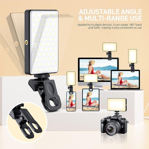 Portable 120 LED Mobile Phone Selfie Fill Light Dimmable 2500K-9000K Video Light - Picture 4 of 14