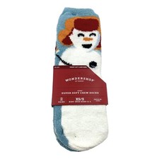 Wondershop Kids Size XS/S Super Soft Crew Socks Shoe Size 11-1 2 Pairs Blue