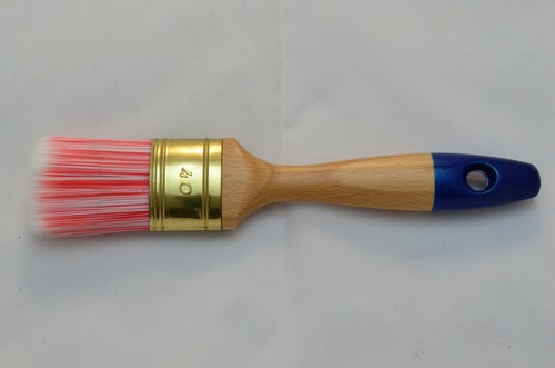 Size 40mm OVAL PINK - Paint Brush. Pure Synthetic Bristles Split End Filaments. - 第 4/12 張圖片