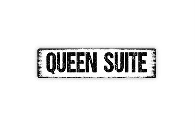 Queen Suite Sign - Bed And Breakfast Vacation Rental Welcome To Our Home Rustic
