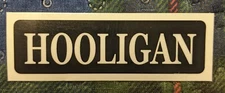 Hooligan Motorcycle Helmet Sticker Decal Hard Hat Sticker