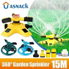 360 Degree Automatic Rotating Garden Lawn Sprinkler Large Area Coverage Sprayer