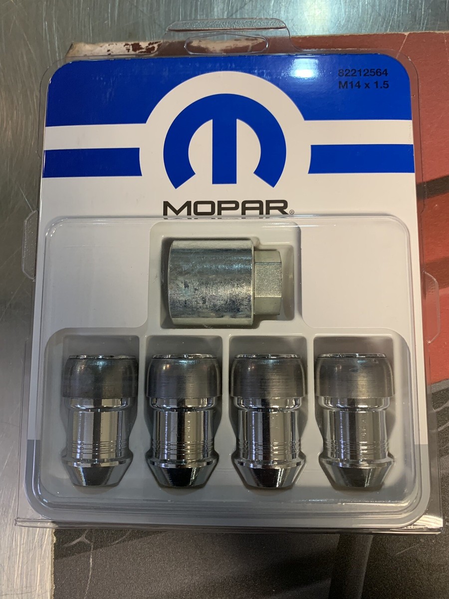 MOPAR Wheel Locks 82212564 M14 x 1.5 Fits 2011-19 WK,WD,DS,DT,DJ