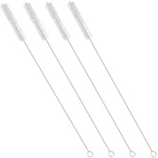 4 Pack 12 Inch Drinking Straw Cleaning Brushes Set Extra Long Pipe Tube Cleaner