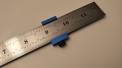 Igaging Ruler Stop and Stainless Imperial 4R Ruler | eBay