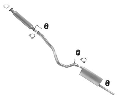 Resonator Muffler Exhaust Pipe System Fits 2012-2016 Chevrolet Sonic 4 Door 1.8L