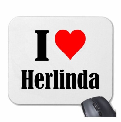 MOUSEPAD Mauspad I Love Herlinda Ich Liebe Herlinda | eBay.de