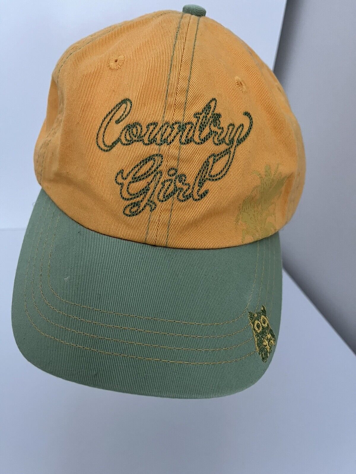 Country Girl Hooters Cap Official Licensed Product Adjustable Cap Golden Yellow