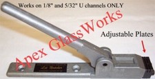 Cascade 90 Lil Notcher for Easy Stained Glass Framing w/ Zinc Copper Brass Came