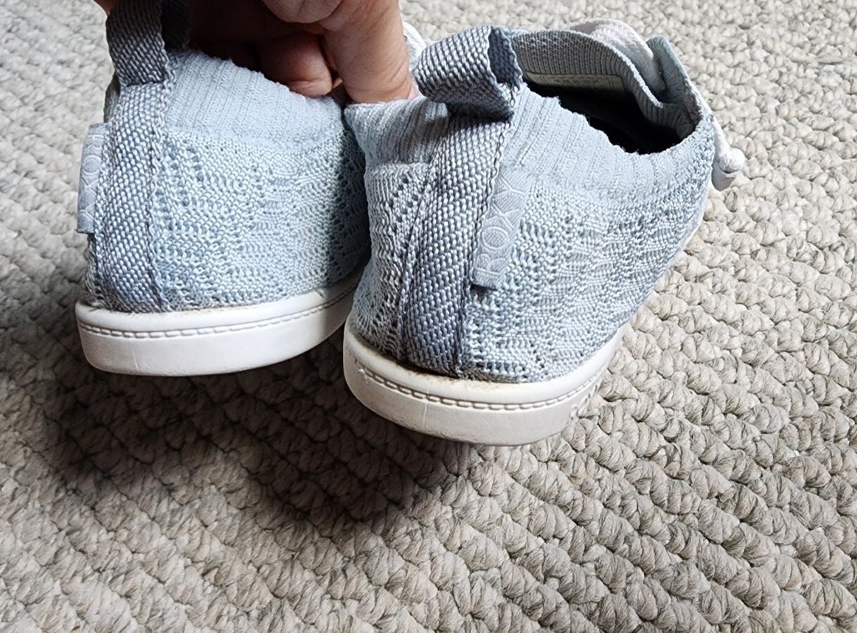 Roxy Bayshore II Knit Shoe Blue Sneakers Women's 7 Pre-owned