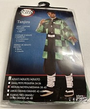 Halloween Adult Demon Slayer Anime Tanjiro Cosplay Costume Medium 38-40