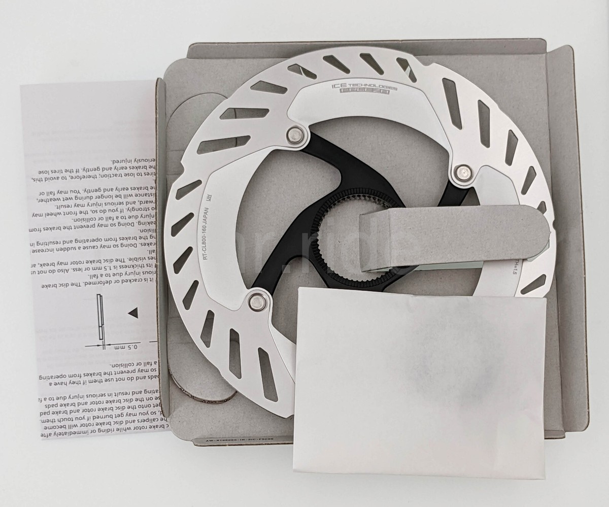 Shimano GRX RT-CL800 Center Lock Disc Brake Rotor 160/140mm, ICE