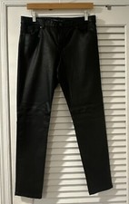 Gap Kids Super Skinny Coated Black Stretch Jeans size 18 plus
