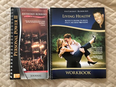 Anthony Robbins 2 Journal/Workbooks - Living Health, Personal