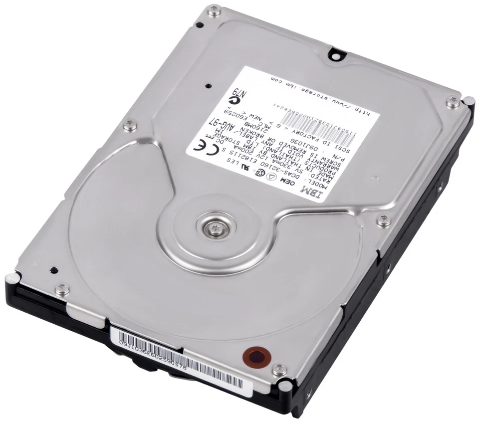 Disque Dur IBM 09J1036 DCAS-32160 2.1GB 5.4K SCSI 3.5'' - Photo 2/3