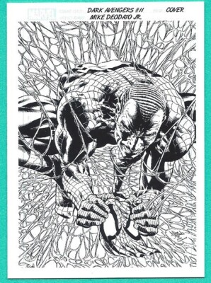 2014 Rittenhouse Marvel Universe Artist Draft Insert - Dark Avengers | eBay