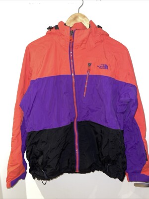 The North Face Hyvent Coral Pink Waterproof Women’s Hooded Coat Jacket Size  XL