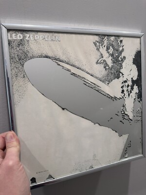 LED ZEPPELIN Vtg Mirror Original Barry Imhoff Productions Swan