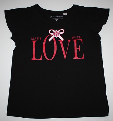 T-Shirt  bpc selection , schwarz, Strass - Größe 36/38
