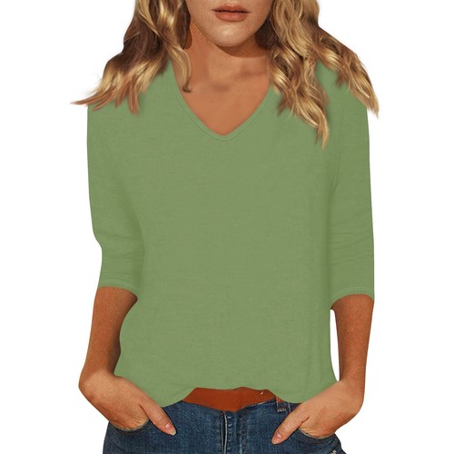 Shirts for Women Breathable Summer Loose Dressy Fashion Tops - Picture 14 of 18