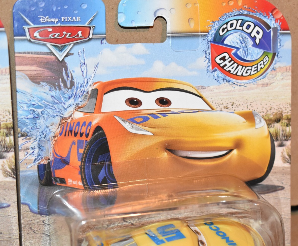 Disney Pixar Cars Color Changers LIGHTNING McQUEEN &DINOCO CRUZ