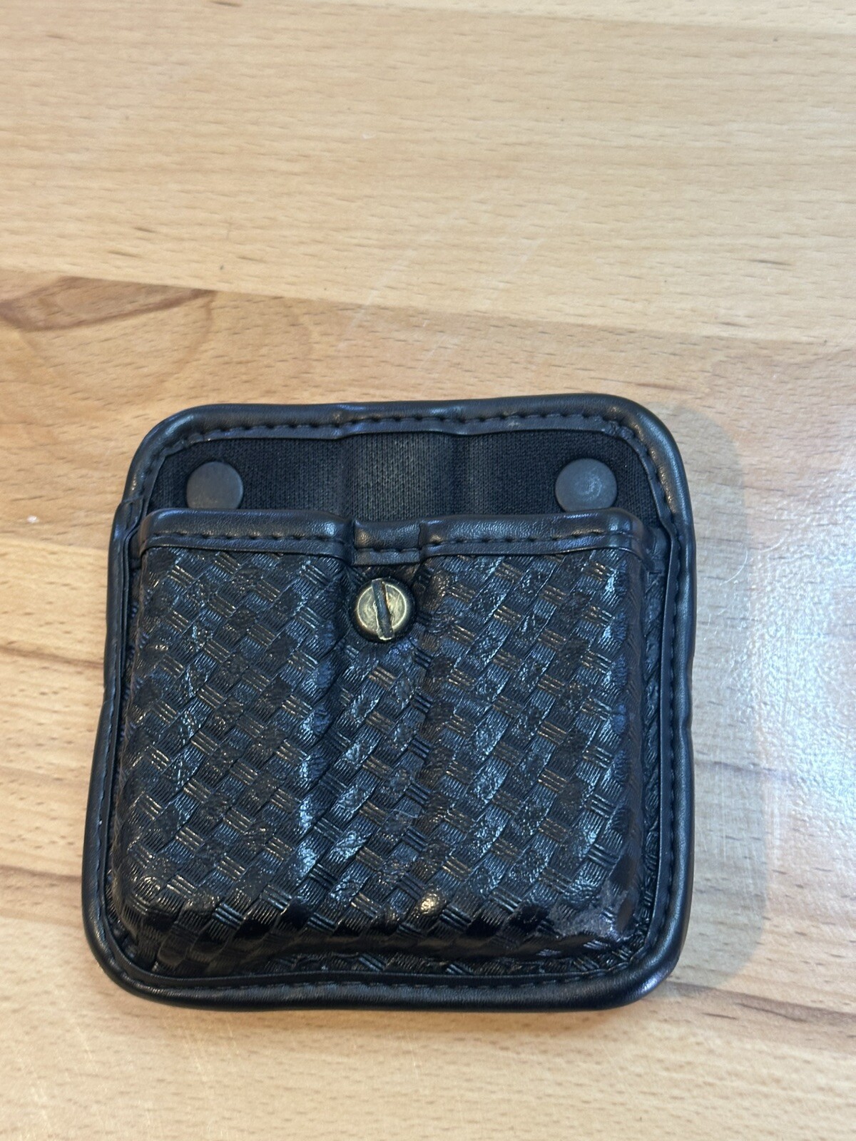 Bianchi Accumold Elite Double Magazine Mag Pouch Size 2 Basketweave Open Top-image