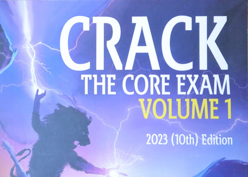 ☑️ Crack the Core Exam Volume 1 & 2Crack the Core Exam Radiology Board Review - Picture 3 of 15
