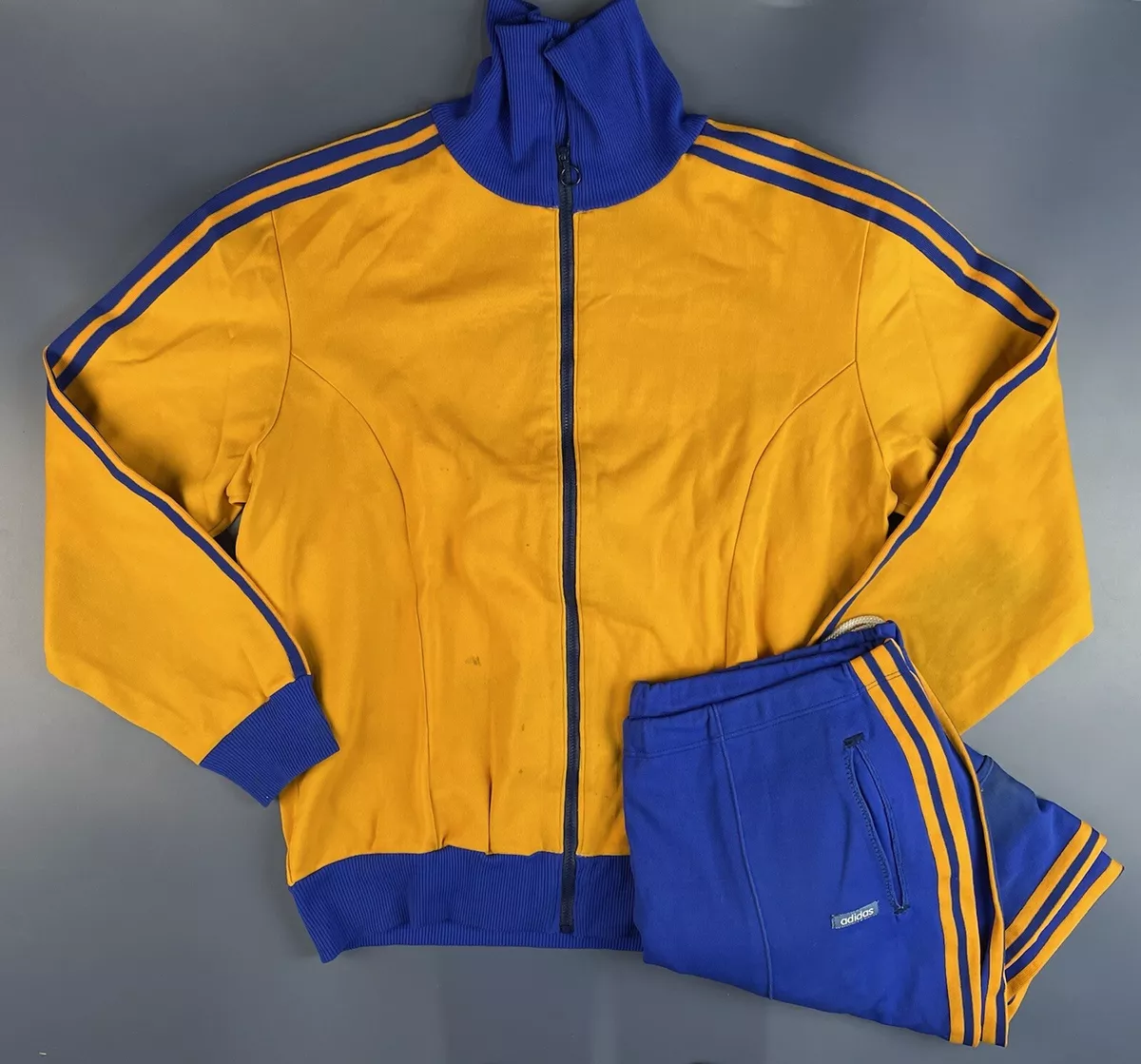 All yellow 2025 adidas tracksuit