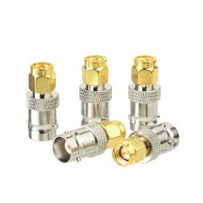 15X SMA male plug to BNC female jack straight RF Coaxial Adapter Connector New