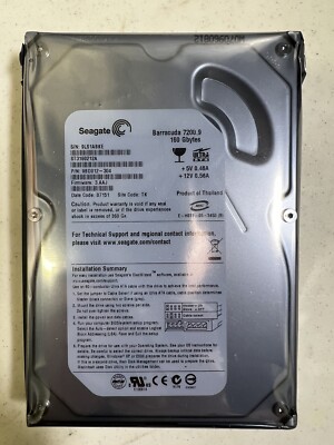 ST3160212A, 9BD012-304, 3.AAJ, TK, 9LS1, SEAGATE SATA 160GB