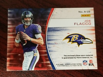 2018 Rookies Stars NFL Authentic Jerseys #19 Joe Flacco Baltimore Ravens  QB