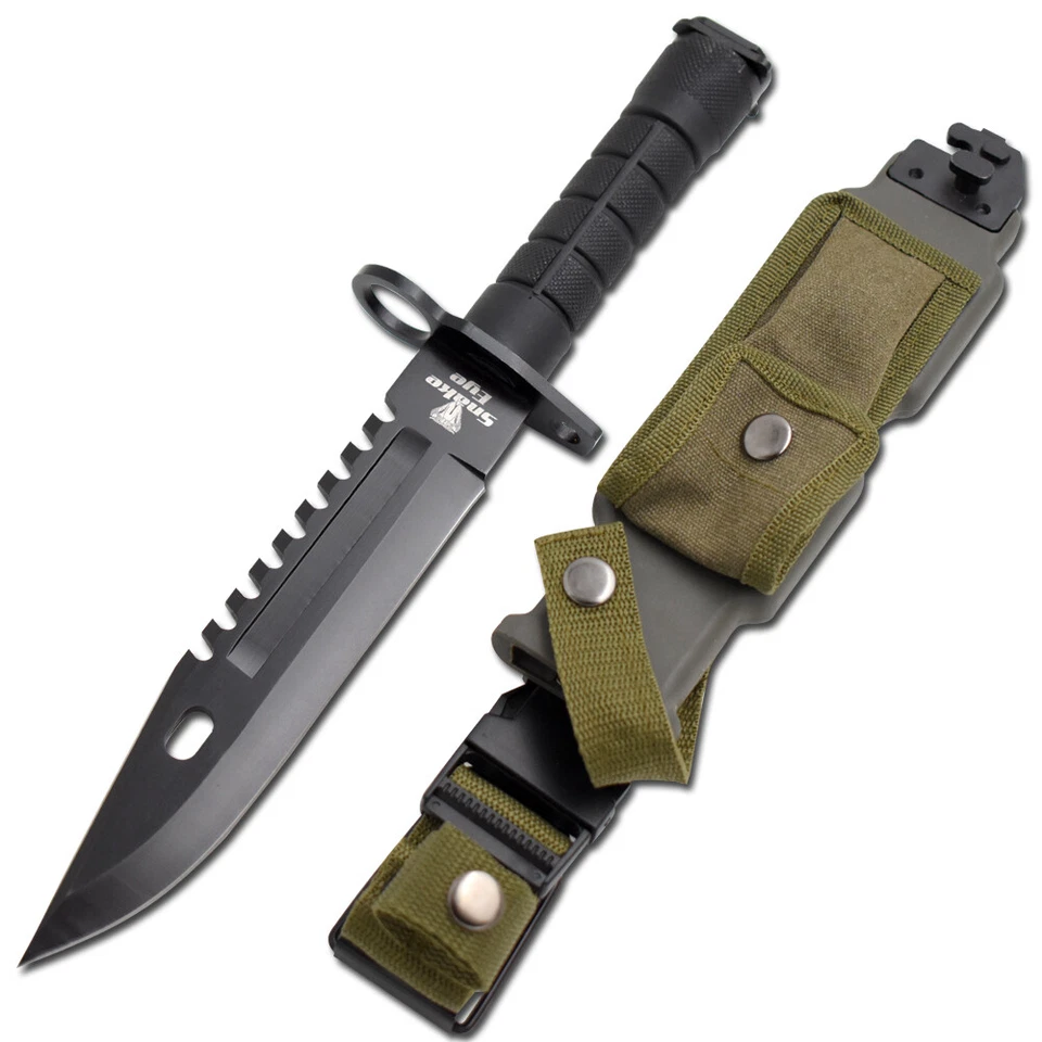 SNAKE EYE TACTICAL 12" US Military Tactical Survival Hunting Knife Fixed Blade