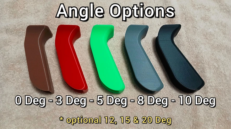 * (2021 e mais antigos) 5 ângulos * Hoyt Grips - Spyder, Torrex, Defiant, Factor - Imagem 4 de 4