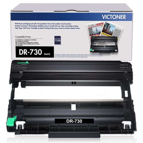 Black DR730 High Drum Unit Replacement for Brother MFC-L2750DW L2730DW ...