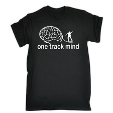 ONE TRACK MIND SKATE T-SHIRT skating skater board funny birthday gift present