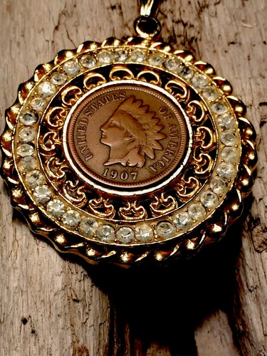 1907) INDIAN HEAD PENNY COIN 