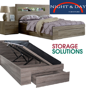 king single bed frame with storage