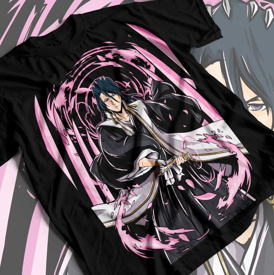 Byakuya Kuchiki Shirt Senbonzakura Shirt Horror Anime Shirt Ichigo